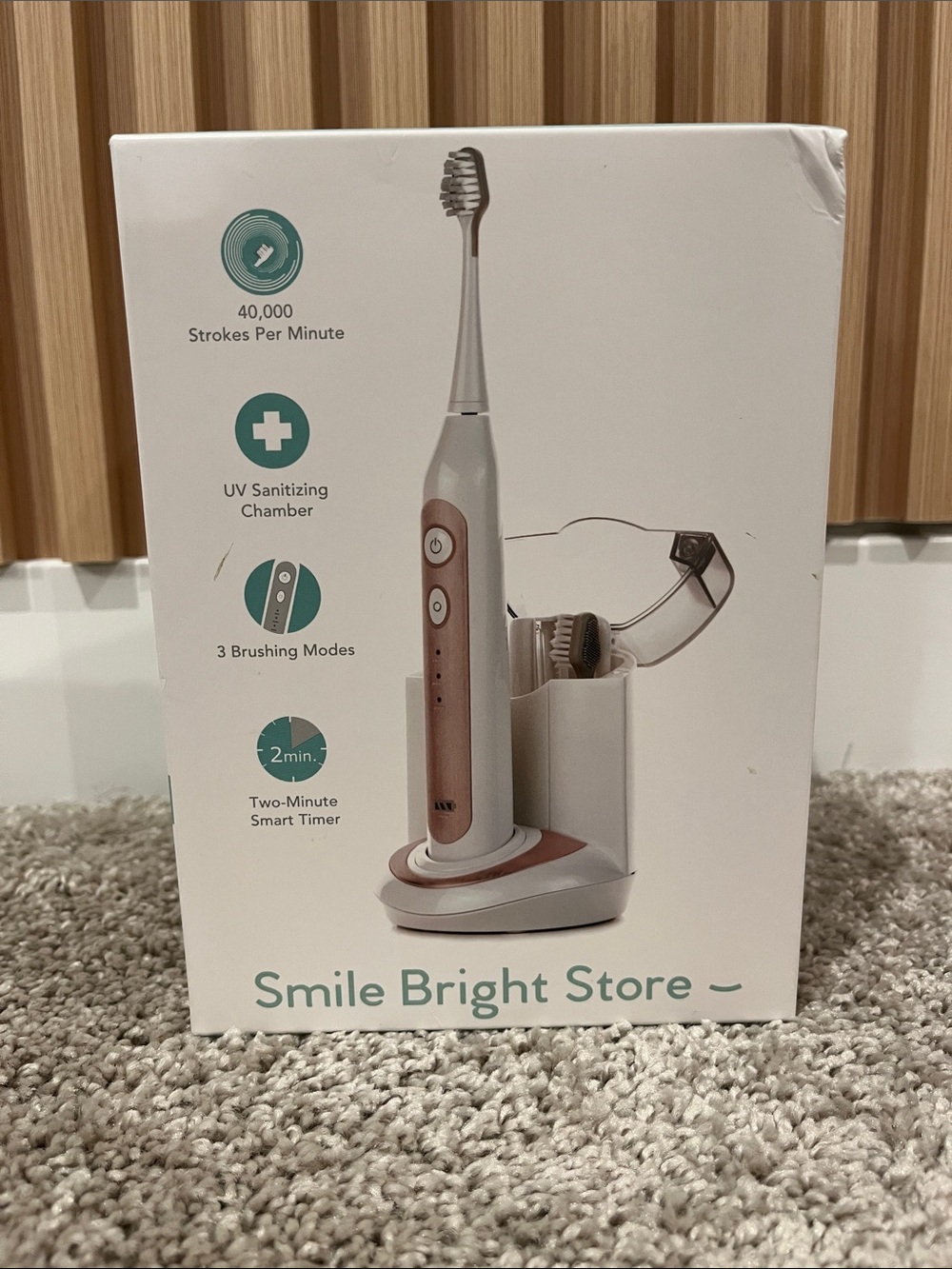 Smile Bright Store Platinum Sonic Toothbrush